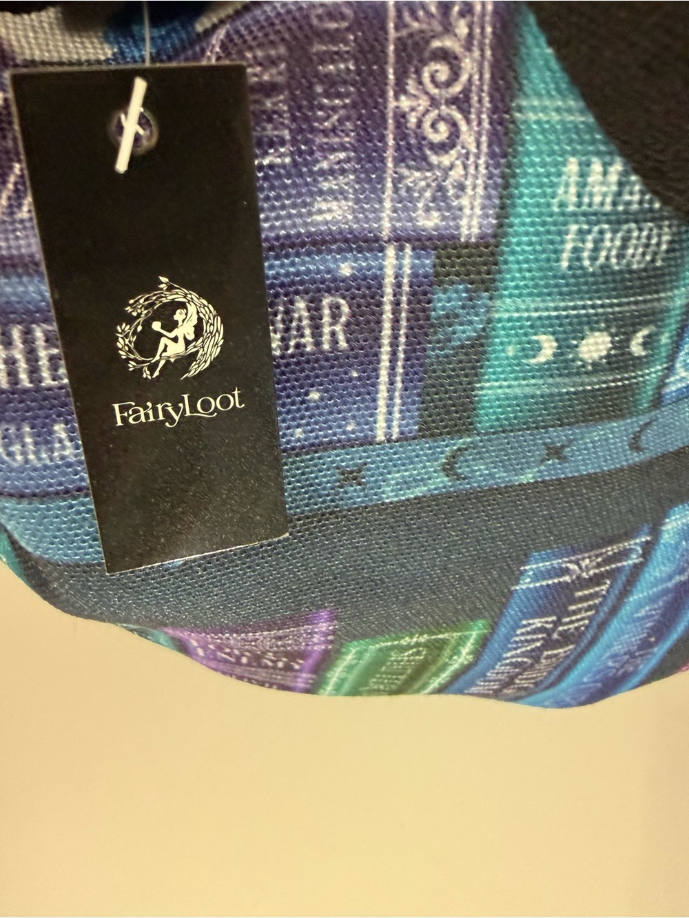 FairyLoot “Moth to a Flame” Bookshelf Tote Bag| Literary Book Lover Bag | NWT - Picture 2 of 6